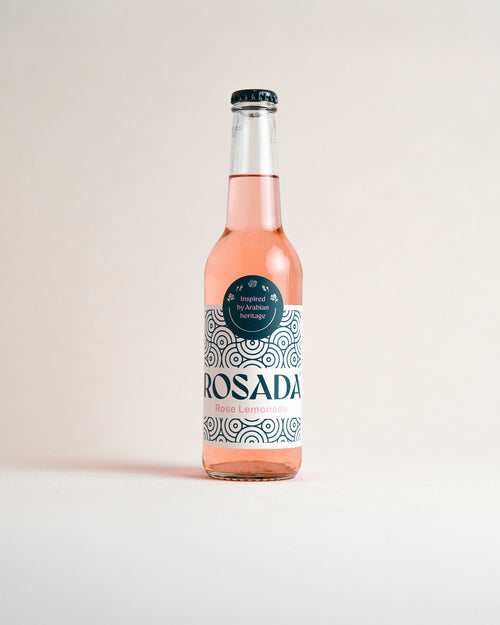 Rosada Classic Rose Lemonade 330ml Glasflasche, elegante Schweizer Limonade