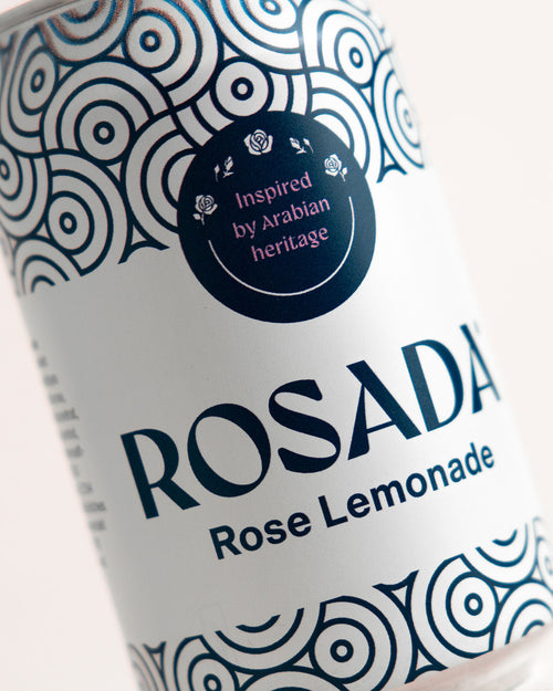 Rosada Rose Lemonade Dose, erfrischende Zitrus-Rosen-Limonade, Detailansicht